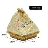 Small | Gold Rectangle Decorative Net Basket | Hamper Basket | Pack of 1 - Bakeyy.com - India - Small | Gold Rectangle Decorative Net Basket | Hamper Basket | Pack of 1 - Default Title