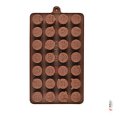 Silicone Emoji Chocolate & Candy Mould – 28 Cavity Fun Shape Tray| 1 Piece