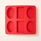 Silicone Multi-Shape Soap Mold – Rectangular & Oval Design