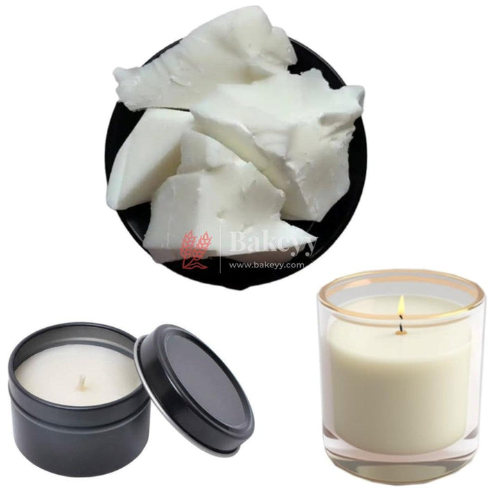 Soft Paraffin Wax for Candle Making | Soft White Wax | Semi Refined Wax | Candle Making Raw Material | 1 Kg - Bakeyy.com