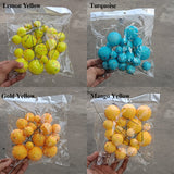 Decorative Faux Sprinkle and Glitter Balls for Cakes and Party Styling | Glitter Faux Balls | Cake Décor | Pack of 20