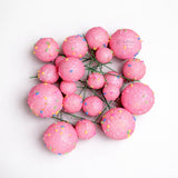 Decorative Faux Sprinkle and Glitter Balls for Cakes and Party Styling | Glitter Faux Balls | Cake Décor | Pack of 20