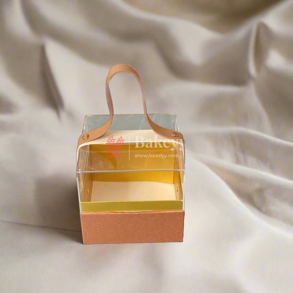 Small square gift Boxes with acrylic lid| Unique luxury gif boxes