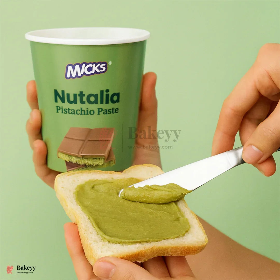 Micks Nutalia Pistachio Paste - 1 Kg - Bakeyy.com - India - Micks Nutalia Pistachio Paste - 1 Kg - Default Title