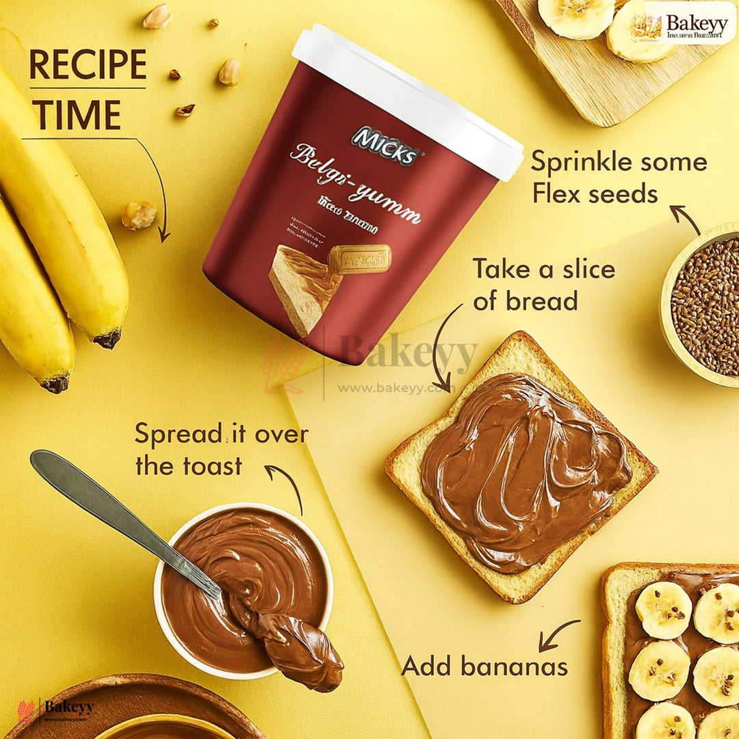 MICKS | Belgiyumm Bisco Spread | Healthy & Tasty | 1KG
