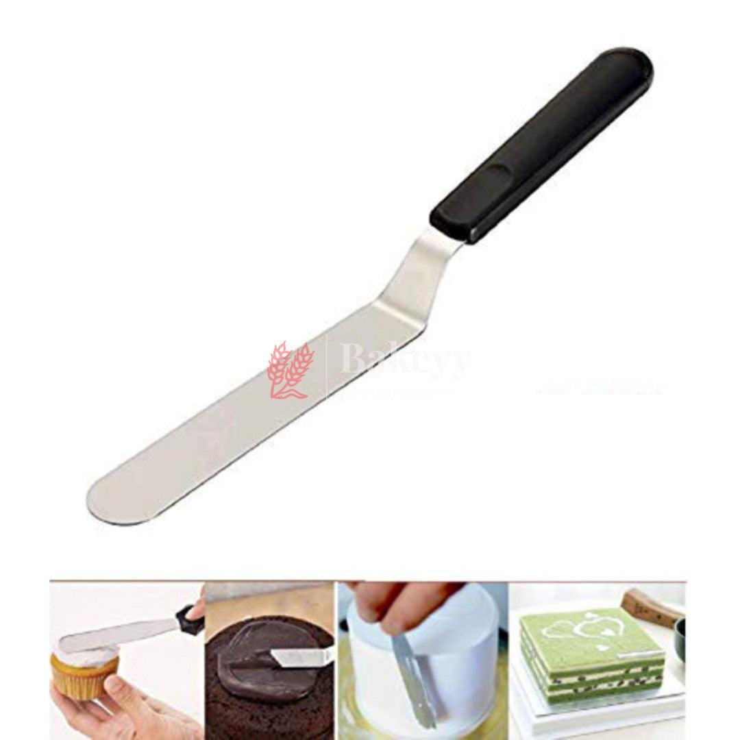 Stainless Steel Cake Palette Knife Angular | Different Sizes - Bakeyy.com - India - Stainless Steel Cake Palette Knife Angular | Different Sizes - 6 Inch / 7615