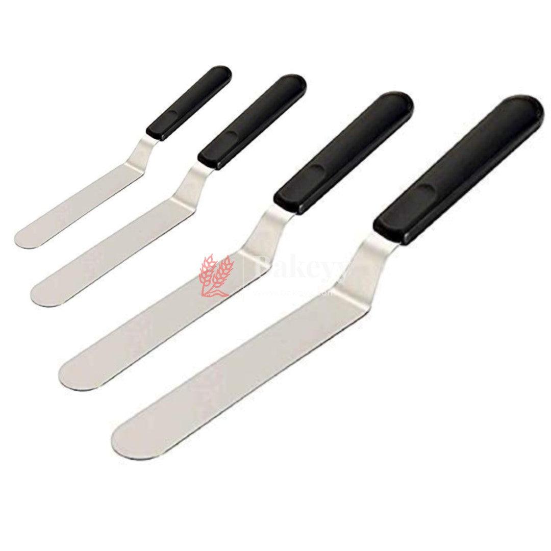 Stainless Steel Cake Palette Knife Angular | Different Sizes - Bakeyy.com - India - Stainless Steel Cake Palette Knife Angular | Different Sizes - 6 Inch / 7615