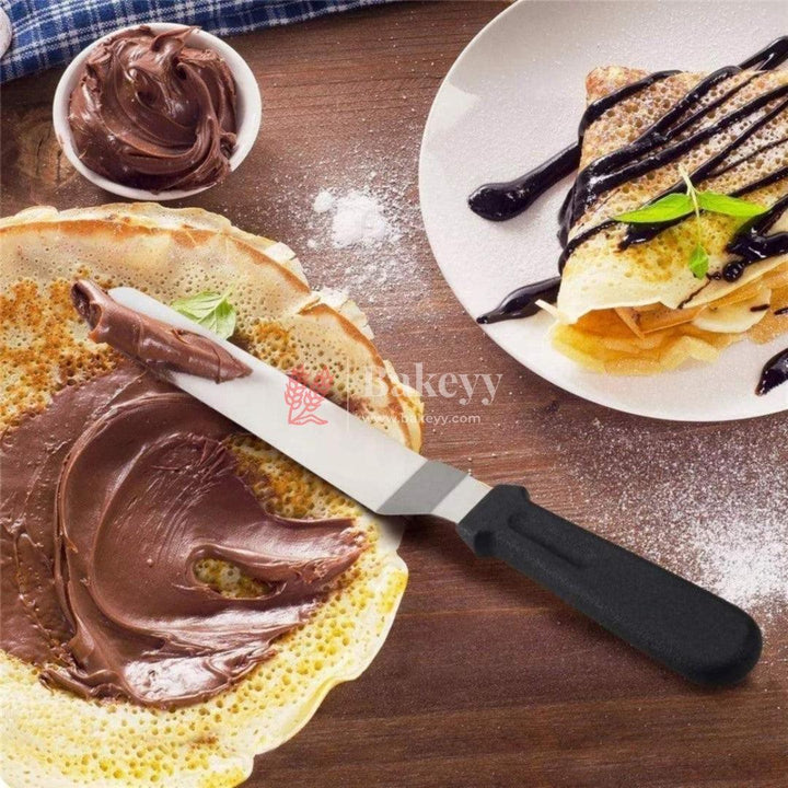 Stainless Steel Cake Palette Knife Angular | Different Sizes - Bakeyy.com