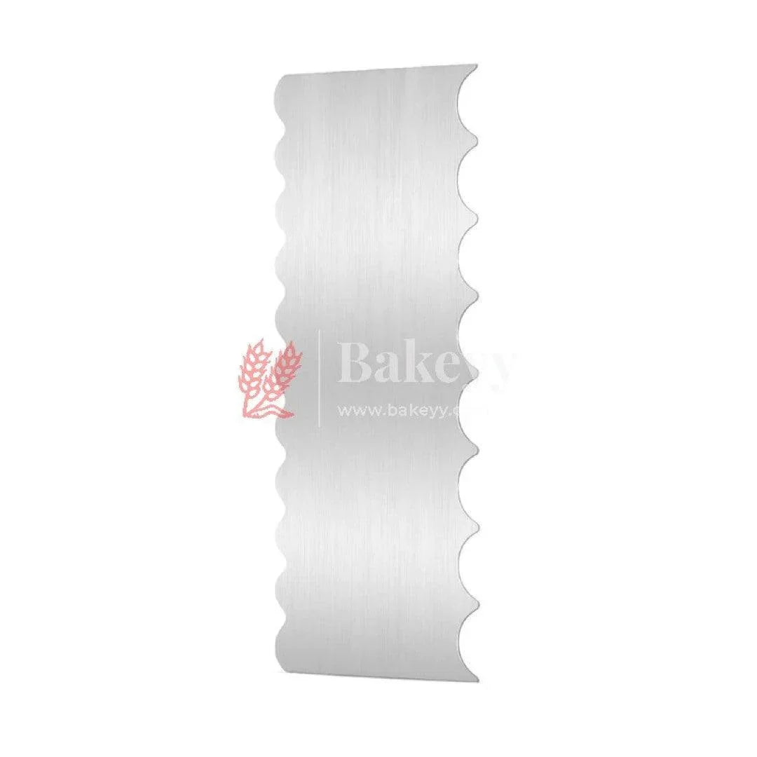 Stainless Steel Cake Scraper - Bakeyy.com - India - Stainless Steel Cake Scraper - Default Title