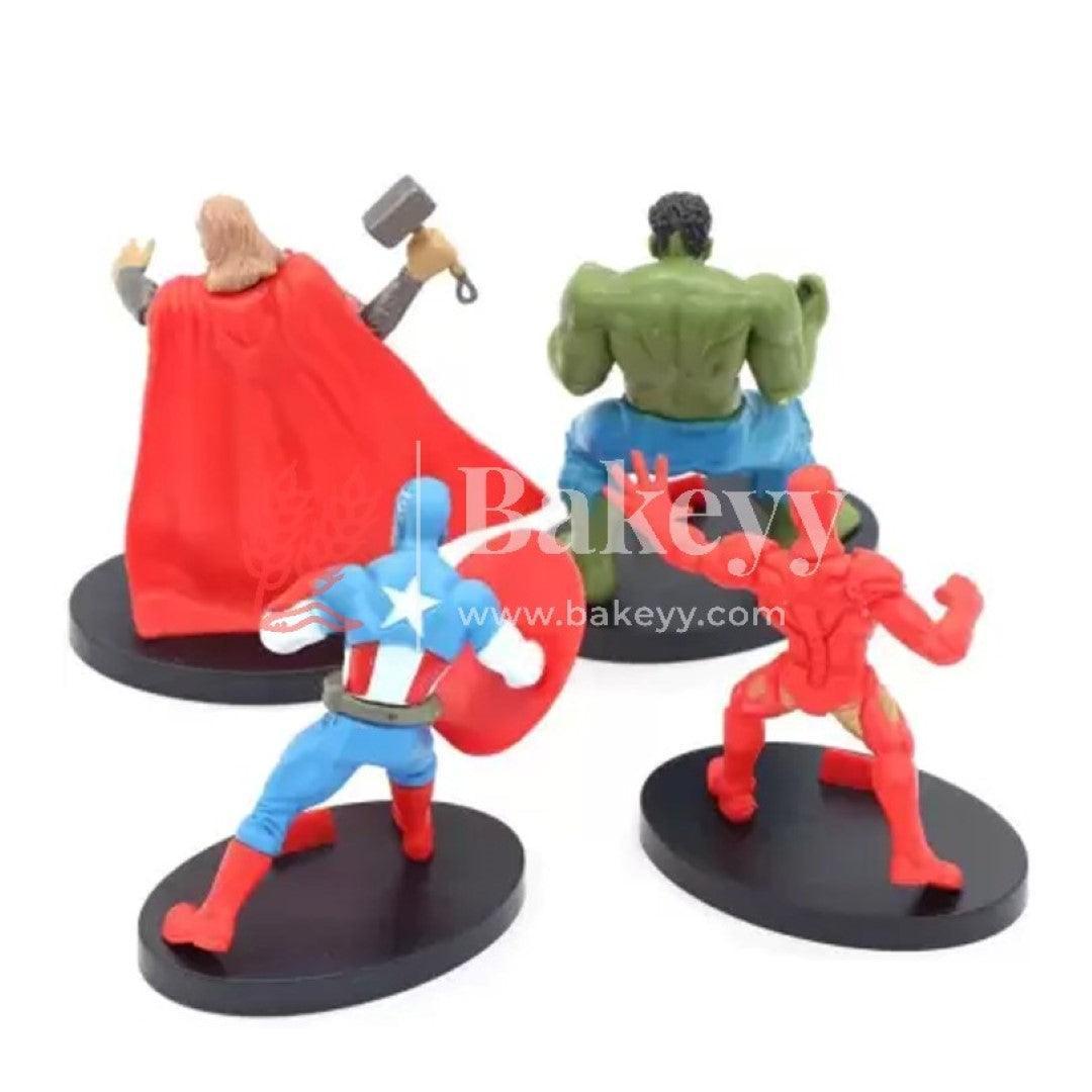 Marvel Avengers Cake Toppers | 4Pcs | - Bakeyy.com - India - Marvel Avengers Cake Toppers | 4Pcs | - Default Title