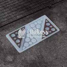 triangle-shape-garnishing-chocolate-mould-bakeyy-com - Bakeyy.com