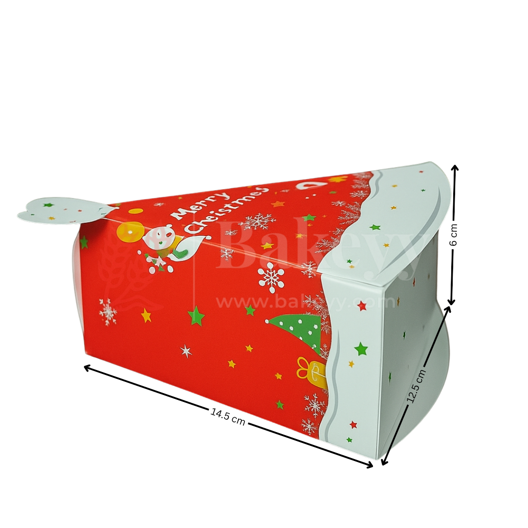 Triangle Goodie Box | Christmas Themed Goodie Box | Pack of 10