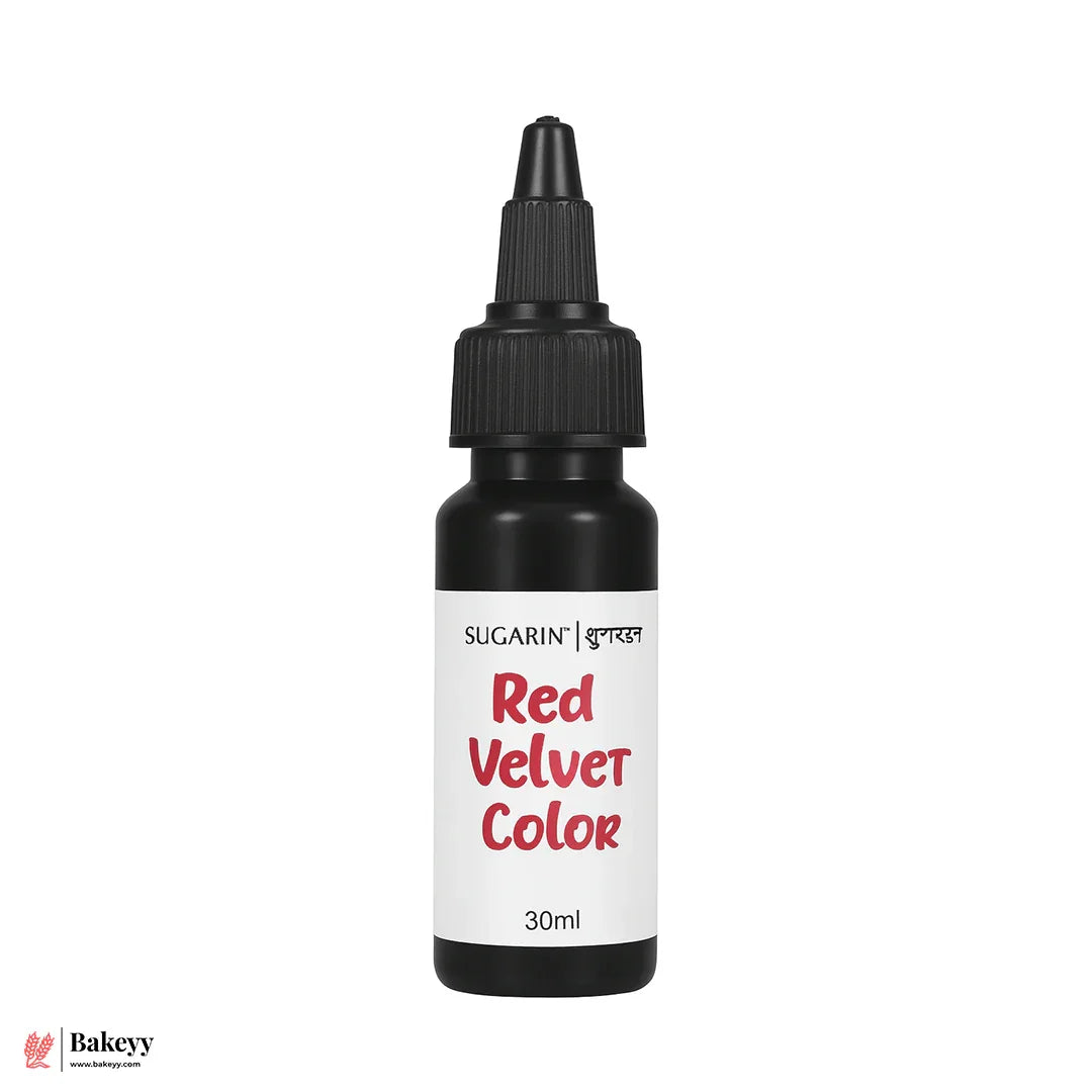 Sugarin Oil Color – Red Velvet Color | 30ml Food Grade Concentrated Color