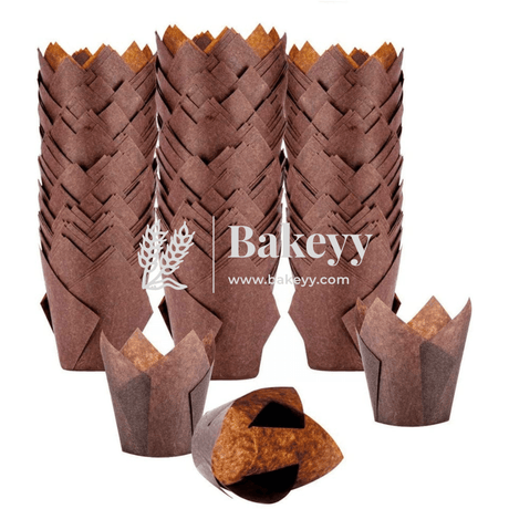 Tulip Cup | Pack of 200 | Muffin Cup | Cupcake Liners - Bakeyy.com - India - Tulip Cup | Pack of 200 | Muffin Cup | Cupcake Liners - Default Title