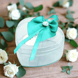 Turquoise Blue Heart Empty Decorative Acrylic Box | Gift Box | Chocolate Box | Sweet Box | Jewellery Box | Plastic Box | Pack of 10 - Bakeyy.com - India - Turquoise Blue Heart Empty Decorative Acrylic Box | Gift Box | Chocolate Box | Sweet Box | Jewellery Box | Plastic Box | Pack of 10 - Default Title