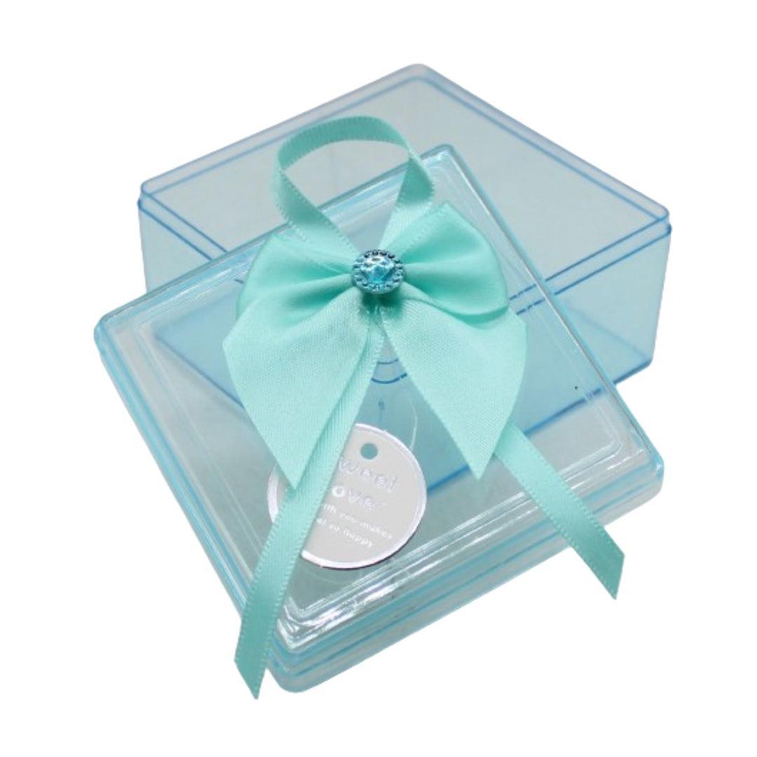 Turquoise Square Empty Decorative Acrylic Box | Gift Box | Chocolate Box | Sweet Box | Jewellery Box | Plastic Box | Pack of 12 - Bakeyy.com - India - Turquoise Square Empty Decorative Acrylic Box | Gift Box | Chocolate Box | Sweet Box | Jewellery Box | Plastic Box | Pack of 12 - Default Title