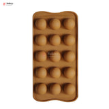 15 Cavity | Dome Shape Tray | Silicone Half Sphere Chocolate Mould| 1 Piece