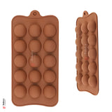 15 Cavity | Dome Shape Tray | Silicone Half Sphere Chocolate Mould| 1 Piece