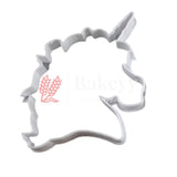 Unicorn Head Cookie Cutter - Detailed Biscuit Cutter Design for Baking and Crafts, Ideal on Fondant, Dough, Clay - Bakeyy.com - India - Unicorn Head Cookie Cutter - Detailed Biscuit Cutter Design for Baking and Crafts, Ideal on Fondant, Dough, Clay - Default Title