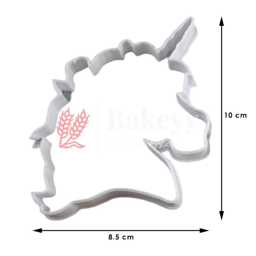 Unicorn Head Cookie Cutter - Detailed Biscuit Cutter Design for Baking and Crafts, Ideal on Fondant, Dough, Clay - Bakeyy.com - India - Unicorn Head Cookie Cutter - Detailed Biscuit Cutter Design for Baking and Crafts, Ideal on Fondant, Dough, Clay - Default Title