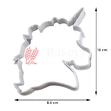 Unicorn Head Cookie Cutter - Detailed Biscuit Cutter Design for Baking and Crafts, Ideal on Fondant, Dough, Clay - Bakeyy.com - India - Unicorn Head Cookie Cutter - Detailed Biscuit Cutter Design for Baking and Crafts, Ideal on Fondant, Dough, Clay - Default Title