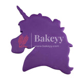 Unicorn Head Cookie Cutter - Detailed Biscuit Cutter Design for Baking and Crafts, Ideal on Fondant, Dough, Clay - Bakeyy.com - India - Unicorn Head Cookie Cutter - Detailed Biscuit Cutter Design for Baking and Crafts, Ideal on Fondant, Dough, Clay - Default Title