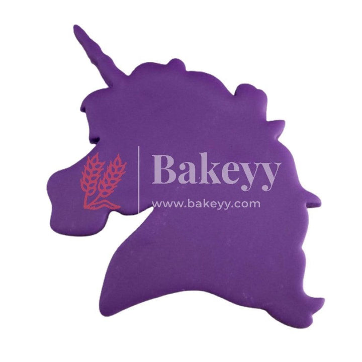 Unicorn Head Cookie Cutter - Detailed Biscuit Cutter Design for Baking and Crafts, Ideal on Fondant, Dough, Clay - Bakeyy.com