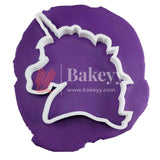 Unicorn Head Cookie Cutter - Detailed Biscuit Cutter Design for Baking and Crafts, Ideal on Fondant, Dough, Clay - Bakeyy.com - India - Unicorn Head Cookie Cutter - Detailed Biscuit Cutter Design for Baking and Crafts, Ideal on Fondant, Dough, Clay - Default Title