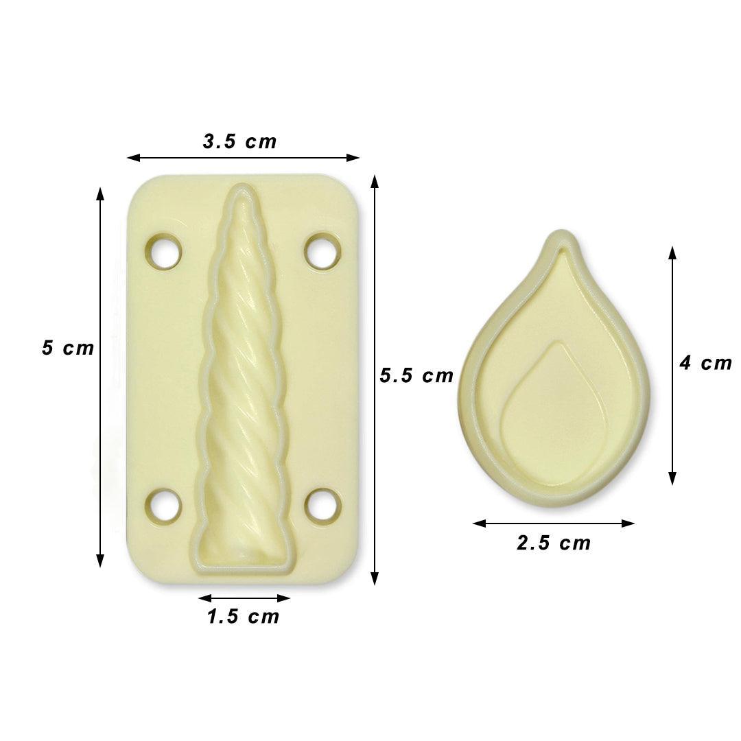 Unicorn Shaped Mold for Cake Decorating, Small & Large Sizes, Set of 2 - Bakeyy.com - India - Unicorn Shaped Mold for Cake Decorating, Small & Large Sizes, Set of 2 - Default Title
