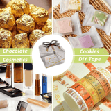 Bow with Heart Square Box | Chocolate PVC Box | Pack of 10 - Bakeyy.com - India - Bow with Heart Square Box | Chocolate PVC Box | Pack of 10 - Gold