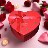 Valentine Gift | Heart Shape Gift Box with Ribbon | Black | White | Pink | Red | Maroon | Grey |(Large) - Bakeyy.com - India - {{ variant.name }}