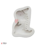Dinosaur with Cap Shape Silicone Fondant Mould - 1 Piece