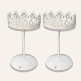 Vintage Crown-Shaped Metal Cupcake Stand – Elegant Dessert Display for Parties & Events - Bakeyy.com - India - Vintage Crown-Shaped Metal Cupcake Stand – Elegant Dessert Display for Parties & Events - Default Title