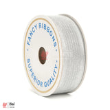 Silver Mesh Fancy Ribbon – 3 cm x 18 Meters | Premium Metallic Finish | 1 Roll