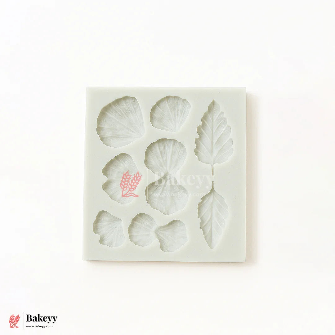 163 Leaf Silicone Mold | Silicone Mold |For Fondant, Resin & Crafts | Fondant Mould - 1 Piece