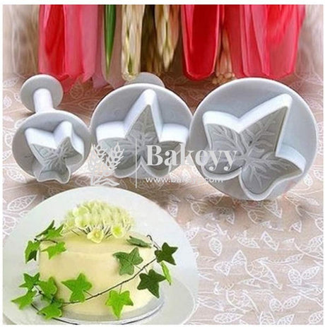 Veined Ivy Leaf Plunger Cutter cake decorating tool - Bakeyy.com - India - Veined Ivy Leaf Plunger Cutter cake decorating tool - Default Title