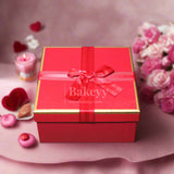 Valentine Gift |Rectangle Shape Gift Box with Ribbon | (Large) - Bakeyy.com - India - {{ variant.name }}