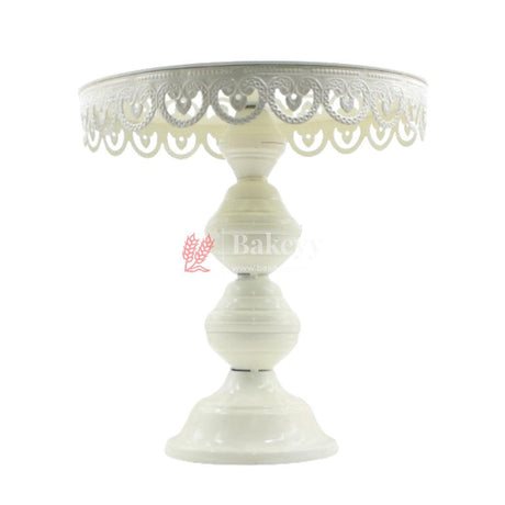 White Cake Stand - Bakeyy.com - India - White Cake Stand - Small