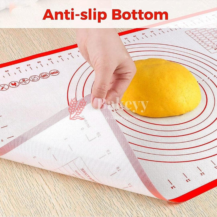 WHITE KITCHEN BAKING LINER SHEET SILICONE BAKING MAT HEAT RESISTANT OVEN MATS TOASTER - Bakeyy.com