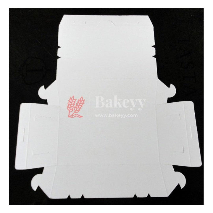 White Paper Meal Box | Different Size | Pack of 25 - Bakeyy.com