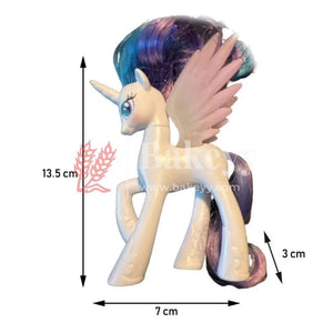 white-unicorn-cake-topper-decoration-for-birthday-party-baby-shower-wedding-or-doll-cake-topper-bakeyy-com-3 - Bakeyy.com