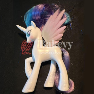 white-unicorn-cake-topper-decoration-for-birthday-party-baby-shower-wedding-or-doll-cake-topper-bakeyy-com-4 - Bakeyy.com