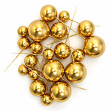 Decorative Faux Balls Cake Topper | Cake Decor | Craft & Décor Fillers | Mixed Sizes | Pack of 20