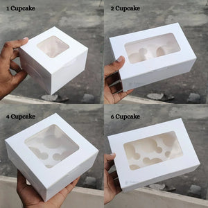 white_cupcake_box_7 - Bakeyy.com