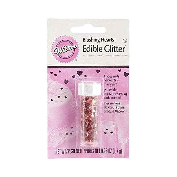 Wilton Edible Accents | pink rosas | Edible Glitter - Bakeyy.com
