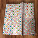 Colourful Polka Dot Fan Design Gift Wrapping Paper| Pack of 25 - Bakeyy.com - India - Colourful Polka Dot Fan Design Gift Wrapping Paper| Pack of 25 - Default Title