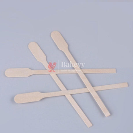 Wood Paddle Stirrers | Wooden Stirrers | Pack Of 100 - Bakeyy.com - India - Wood Paddle Stirrers | Wooden Stirrers | Pack Of 100 - Default Title