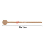 Wooden Coin Cocktail Swizzle Sticks | 100 per Pack - Bakeyy.com - India - Wooden Coin Cocktail Swizzle Sticks | 100 per Pack - Default Title