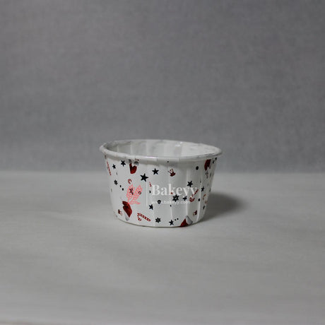 5cm | Christmas Decorative Muffin Cup | Curl Edge | Cupcake Liner | Pack of 100 - Bakeyy.com - India - {{ variant.name }}