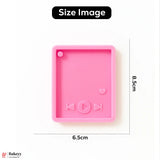 531 |  Music Player Keychain Silicone Mould | Keychain Silicone Mold | Resin, Clay, Wax - 1 Piece
